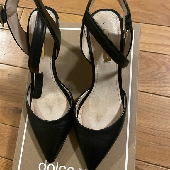 Women’s black ankle strap heels - Picture 2 of 6